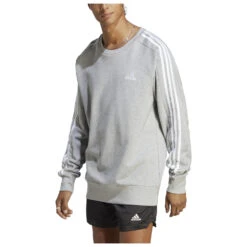 ADIDAS 3-Stripes FT Sweatshirt - Pull -Rip Curl || Roxy || Seafolly Soldes Boutique adidas 3 stripes ft sweatshirt pull detail 4