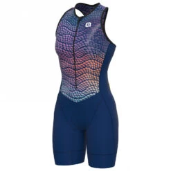 ALE Women's Triathlon Dive Sleeveless Tri Unitard - Combinaison De Cyclisme