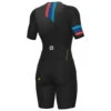 ALE Women's Triathlon Trigger S/S Tri Unitard - Combinaison De Cyclisme