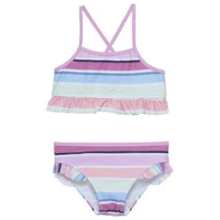Color Kids Kid's Bikini With Frills AOP - Bikini -Rip Curl || Roxy || Seafolly Soldes Boutique color kids kids bikini with frills aop bikini 1
