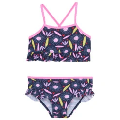 Color Kids Kid's Bikini With Frills AOP - Bikini -Rip Curl || Roxy || Seafolly Soldes Boutique color kids kids bikini with frills aop bikini