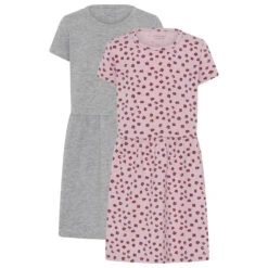 Minymo Girl's Dress S/S (2-Pack) - Robe -Rip Curl || Roxy || Seafolly Soldes Boutique minymo girls dress s s 2 pack robe 1