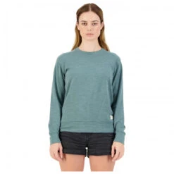 Mons Royale Women's Covert Lite Crew - Pull En Laine Mérinos -Rip Curl || Roxy || Seafolly Soldes Boutique mons royale womens covert lite crew pull en laine merinos detail 2