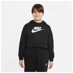 Nike Girl's Sportswear Club Cropped - Sweat à Capuche -Rip Curl || Roxy || Seafolly Soldes Boutique nike girls sportswear club cropped sweat a capuche detail 3