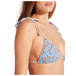 Seafolly Women's Summercrush Shirred Reversible Slide Tri - Haut De Maillot -Rip Curl || Roxy || Seafolly Soldes Boutique seafolly womens summercrush shirred reversible slide tri haut de maillot detail 3