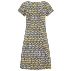 Women's Jersey-Kleid S/S Geraffter Ausschnitt - Robe